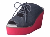 Peep-toe Wedge