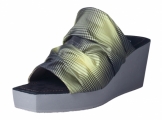 Geometric Shape Wedge Slide Sandal