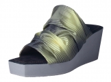 Geometric Shape Wedge Slide Sandal